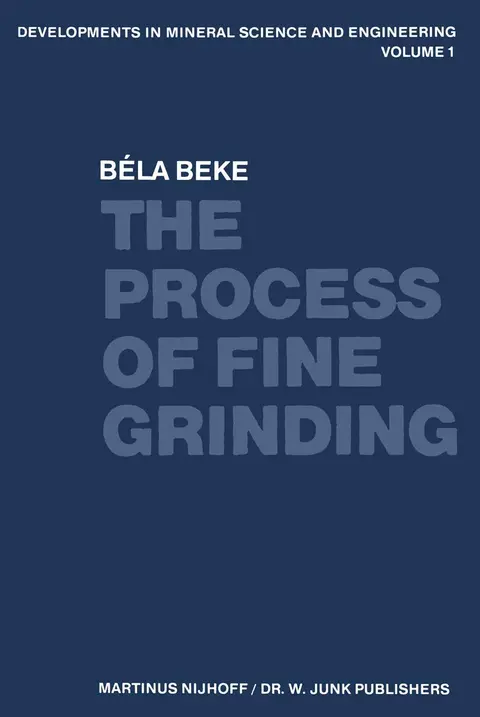 Cover of The Process of Fine Grinding