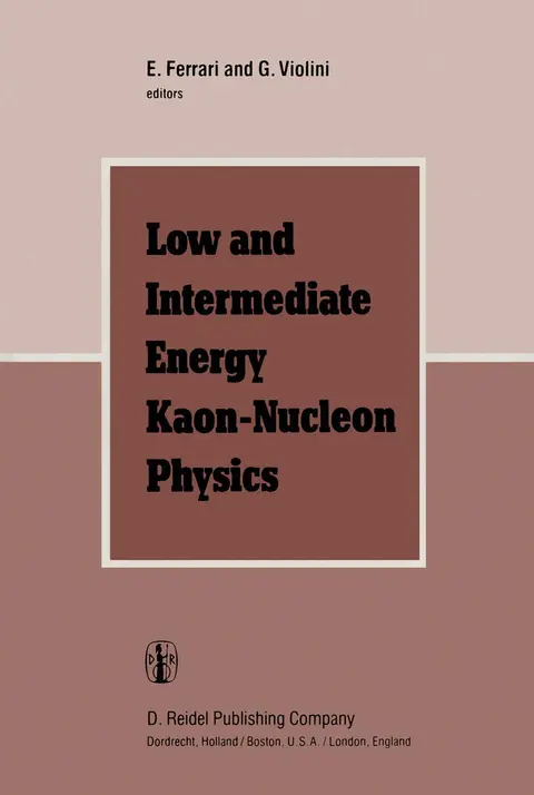 Cover of Low and Intermediate Energy Kaon-Nucleon Physics