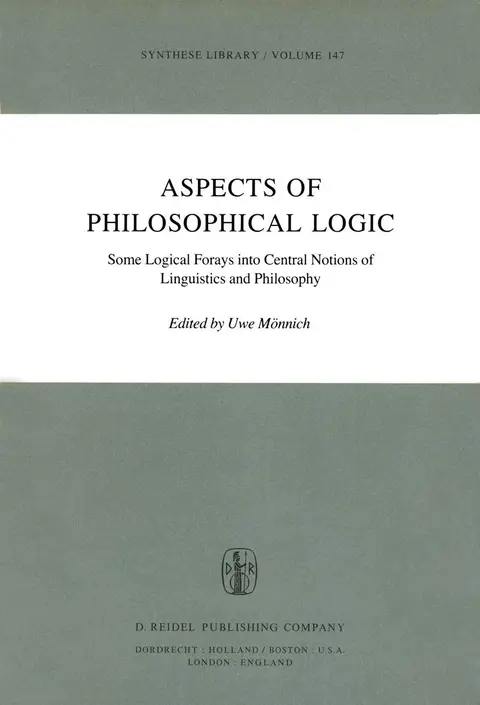 Cover of Aspects of Philosophical Logic