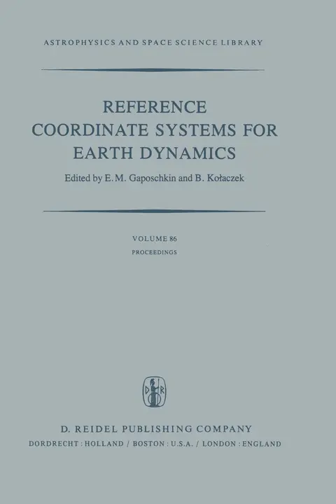 Cover of Reference Coordinate Systems for Earth Dynamics