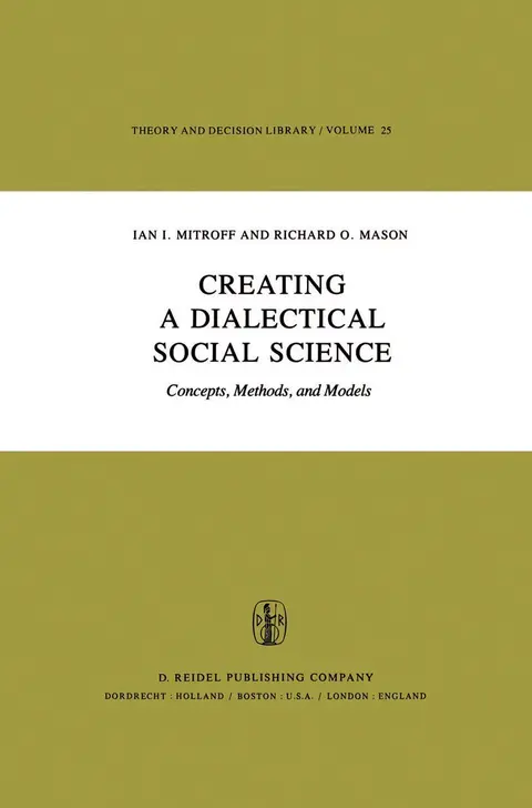 Cover of Creating a Dialectical Social Science