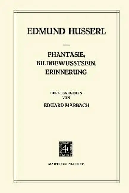 Cover of Phantasie, Bildbewusstsein, Erinnerung