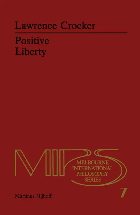 Cover of Positive Liberty