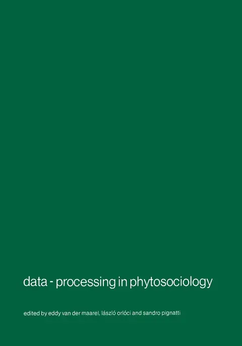 Cover of Data-processing in phytosociology