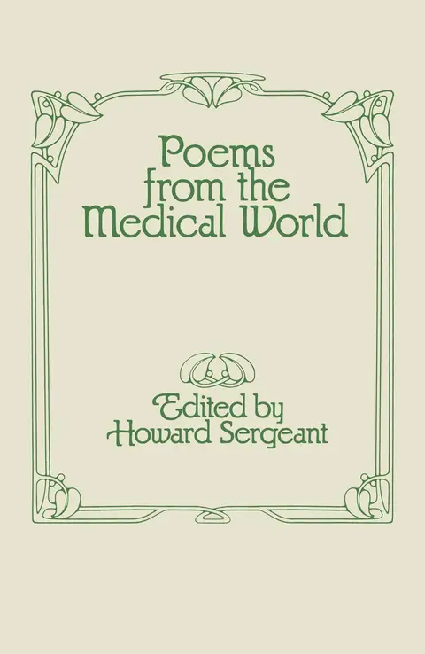 Cover of Poems from the Medical World