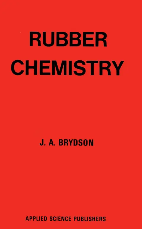Cover of Rubber Chemistry