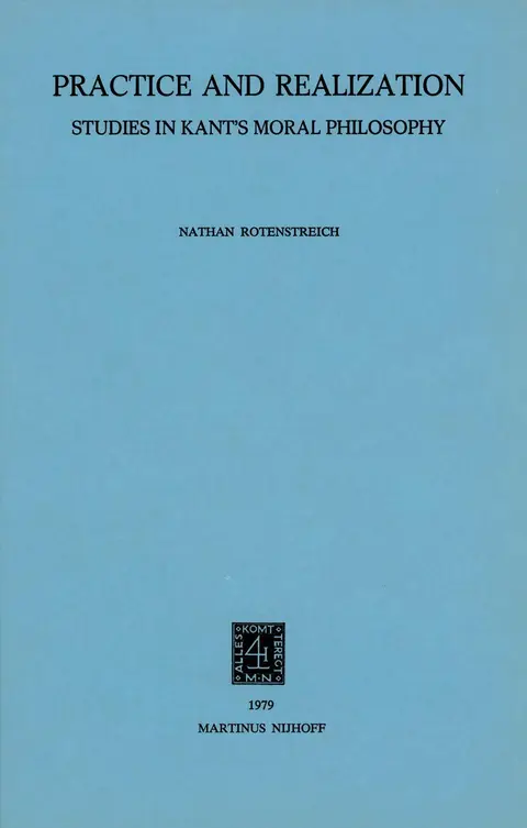 Cover of Practice and Realization