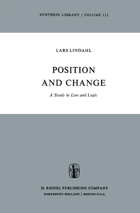 Cover of Position and Change