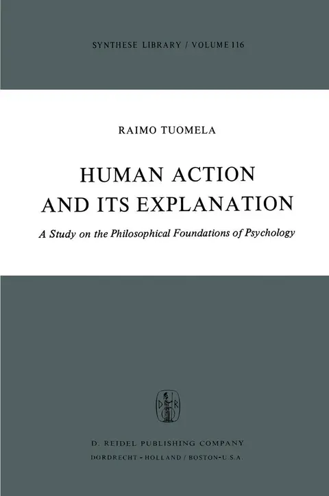 Cover of Human Action and Its Explanation
