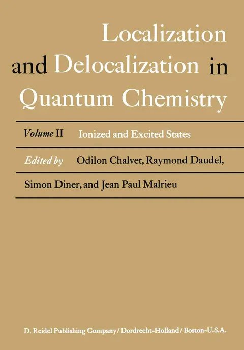 Cover of Localization and Delocalization in Quantum Chemistry