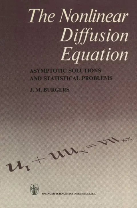 Cover of The Nonlinear Diffusion Equation
