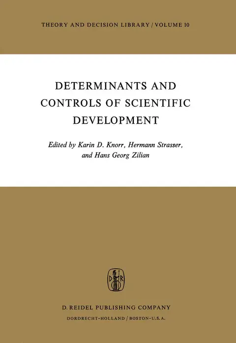 Cover of Determinants and Controls of Scientific Development