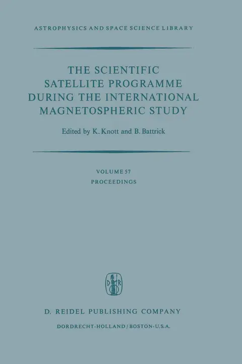 Cover of The Scientific Satellite Programme during the International Magnetospheric Study
