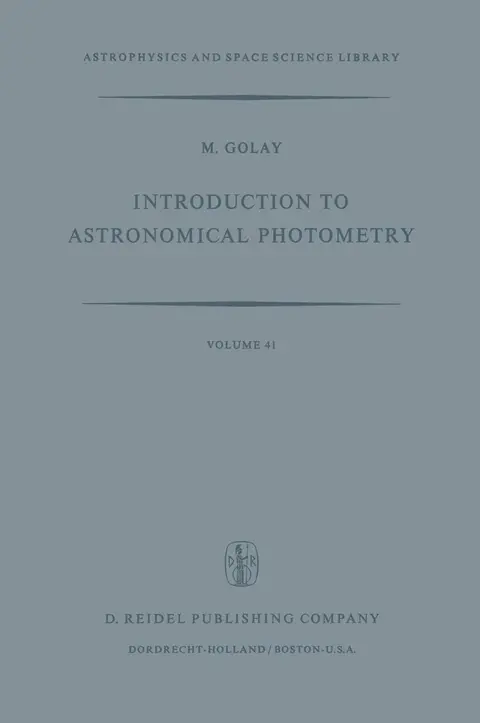 Cover of Introduction to Astronomical Photometry