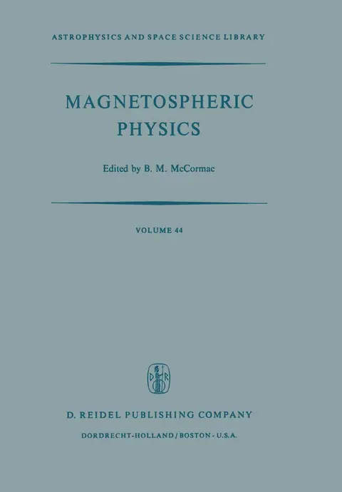 Cover of Magnetospheric Physics