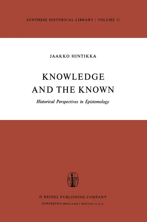 Cover of Knowledge and the Known