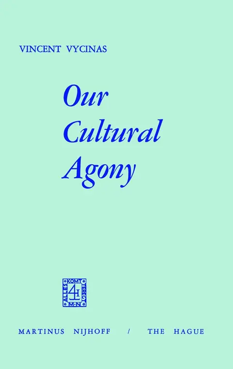 Cover of Our Cultural Agony