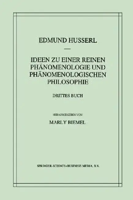 Cover of Ideen Zu Einer Reinen Phänomenologie Und Phänomenologischen Philosophie