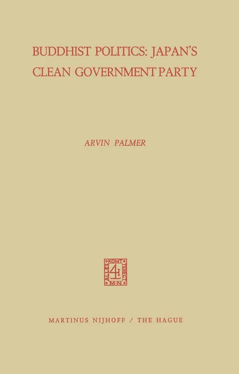 Cover of Buddhist Politics