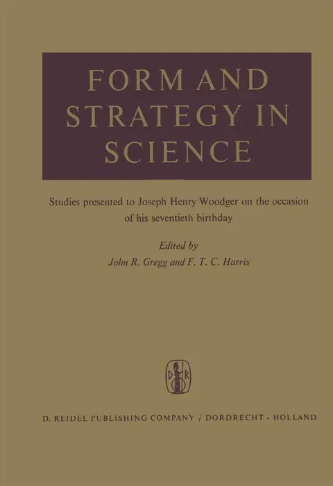 Cover of Form and Strategy in Science