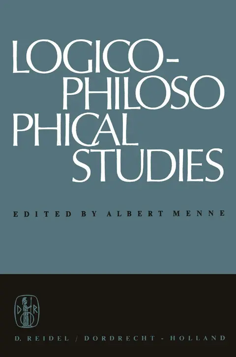 Cover of Logico-Philosophical Studies