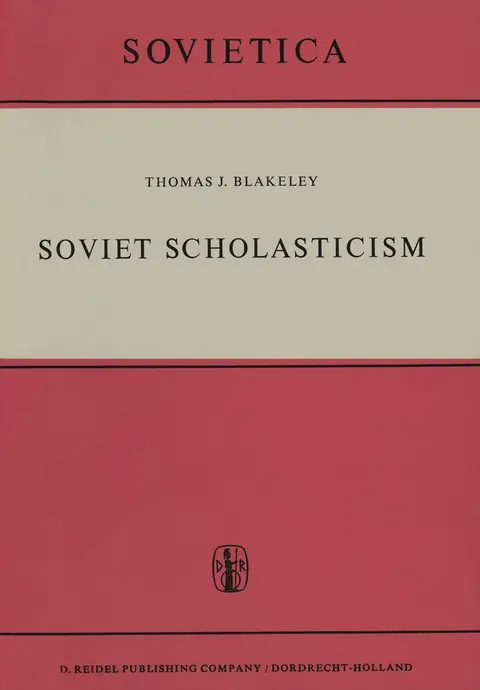 Cover of Soviet Scholasticism