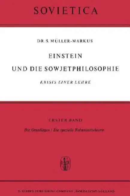 Cover of Einstein Und Die Sowjetphilosophie