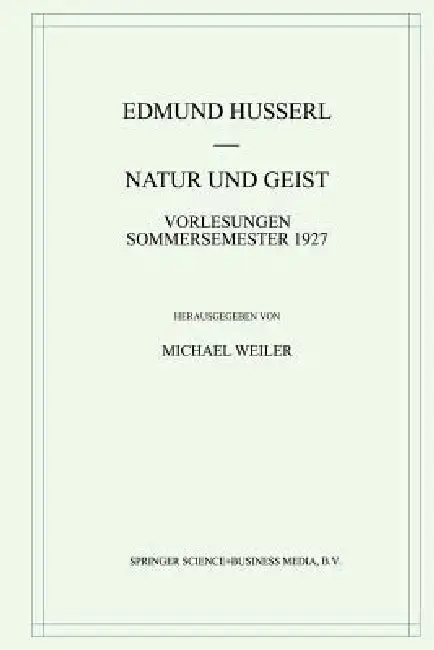 Cover of Natur Und Geist