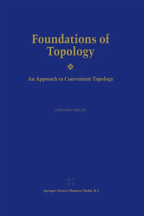 Cover of Foundations of Topology