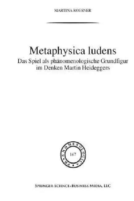 Cover of Metaphysica Ludens