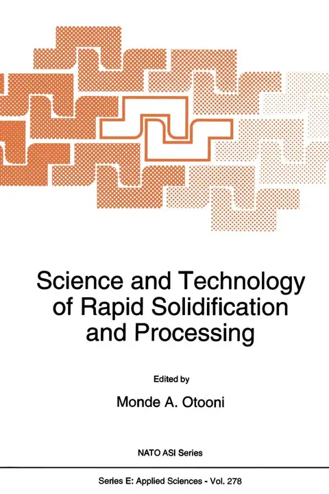 Cover of Science and Technology of Rapid Solidification and Processing