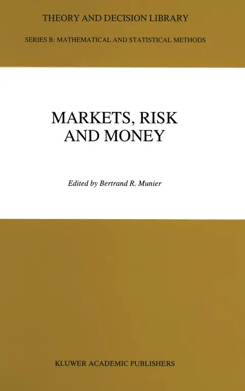 Cover of Markets, Risk and Money