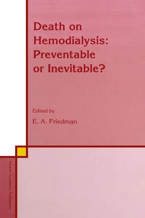 Cover of Death on Hemodialysis