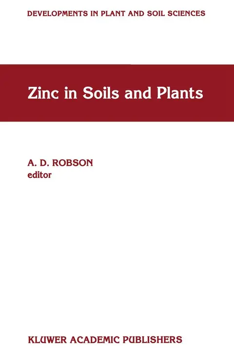 Cover of Zinc in Soils and Plants