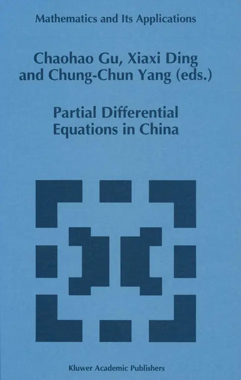 Cover of Partial Differential Equations in China