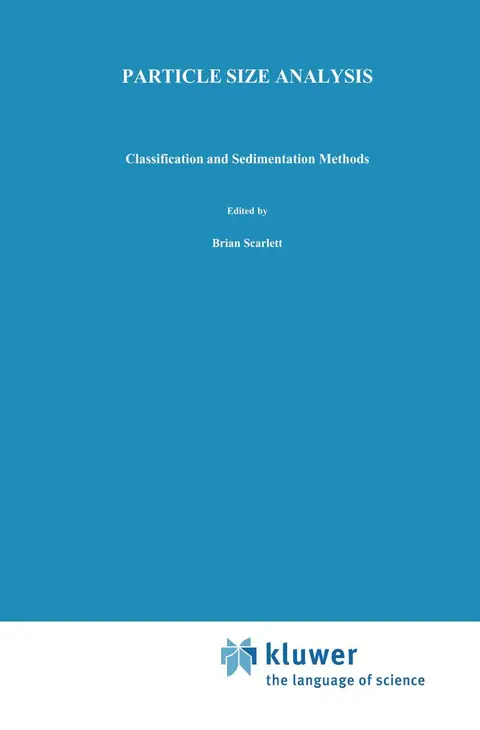 Cover of Particle Size Analysis