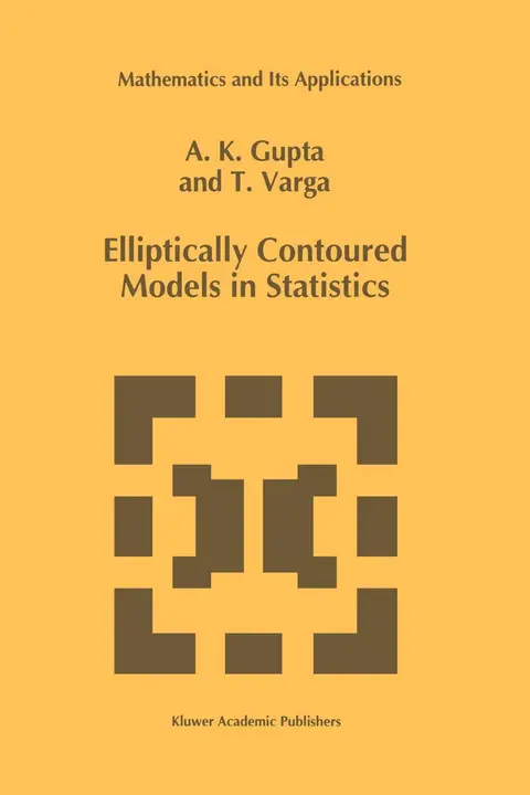 Cover of Elliptically Contoured Models in Statistics