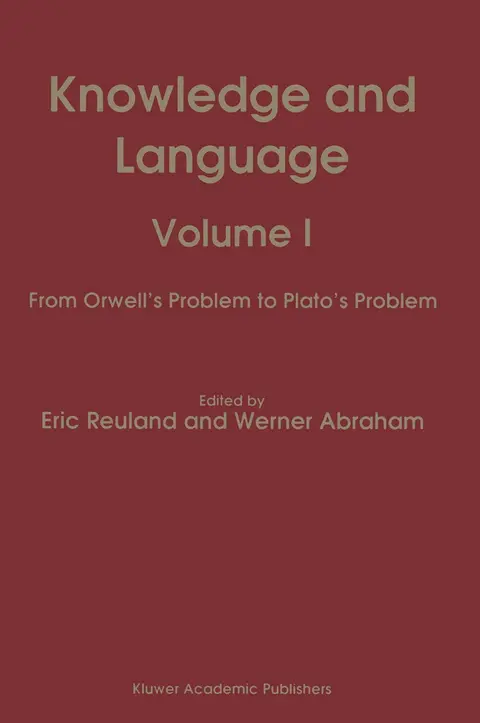 Cover of Knowledge and Language
