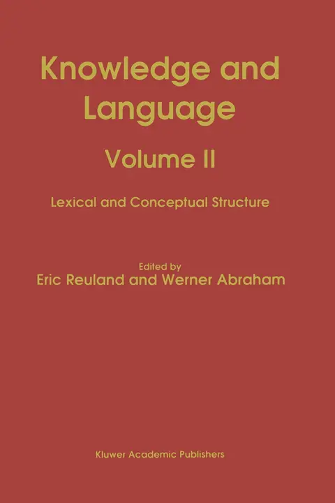 Cover of Knowledge and Language