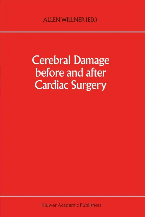 Cover of Cerebral Damage Before and After Cardiac Surgery