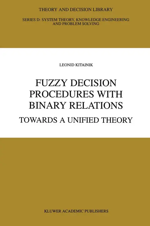 Cover of Fuzzy Decision Procedures with Binary Relations