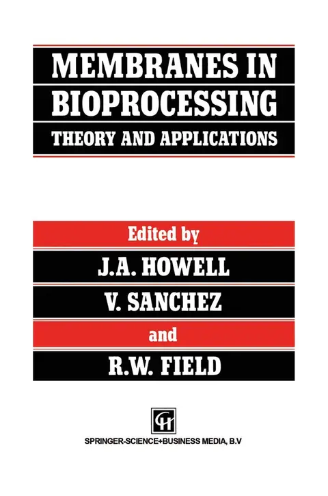 Cover of Membranes in Bioprocessing