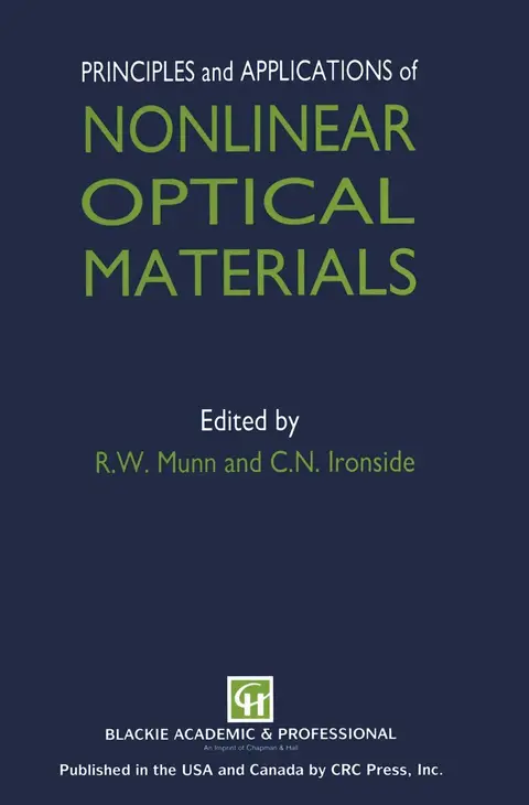 Cover of Principles and Applications of Nonlinear Optical Materials