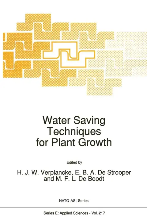 Cover of Water Saving Techniques for Plant Growth
