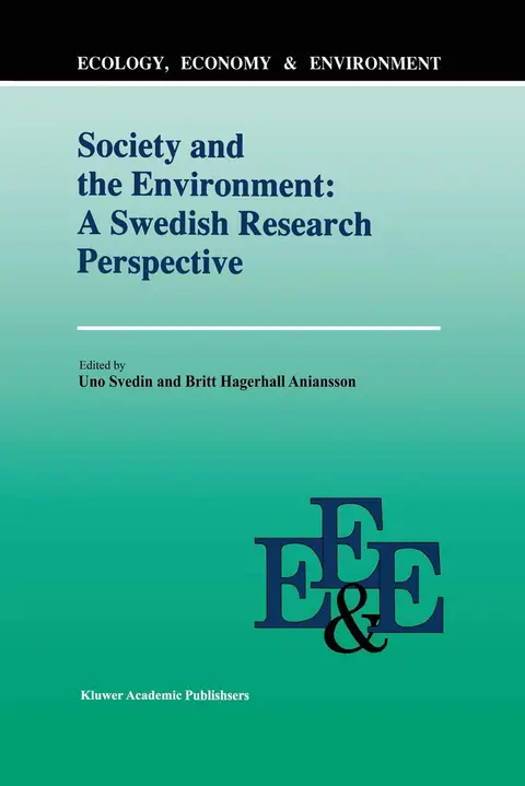 Cover of Society and the Environment