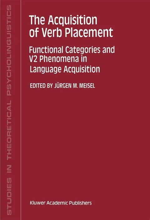 Cover of The Acquisition of Verb Placement
