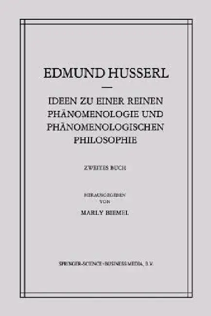 Cover of Ideen Zu Einer Reinen Phänomenologie Und Phänomenologischen Philosophie