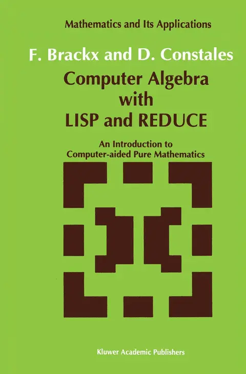 Cover of Computer Algebra with LISP and REDUCE