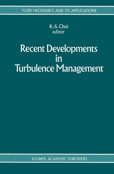 Cover of Recent Developments in Turbulence Management