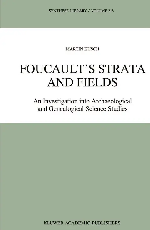 Cover of Foucault’s Strata and Fields